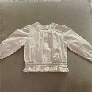 Zara white blouse